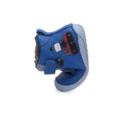 D.D.step boys leather/ barefoot /warm lining/ water-repellence boots/ Royal Blue W070-42154A