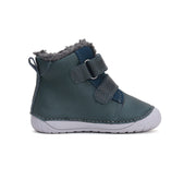 D.D.step boys leather A/W boots/ barefoot /warm lining/ water-repellence boots/ Royal Blue W070-42154