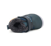 D.D.step boys leather A/W boots/ barefoot /warm lining/ water-repellence boots/ Royal Blue W070-42154