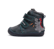 D.D.step boys leather A/W boots/ barefoot /warm lining/ water-repellence boots/ Emerald W070-42838A