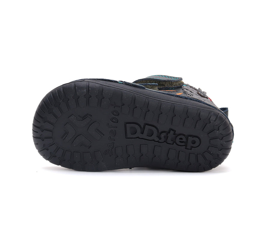 D.D.step boys leather A/W boots/ barefoot /warm lining/ water-repellence boots/ Emerald W070-42838A