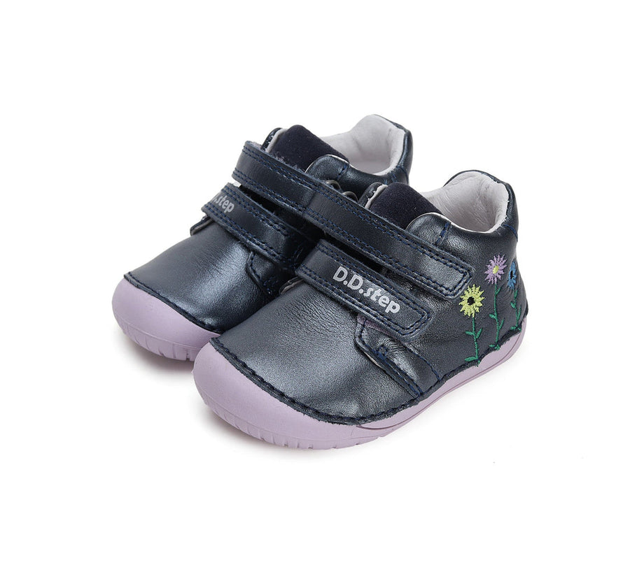 D.D.step girls barefoot leather shoes/ first step /Pink S070-42771A