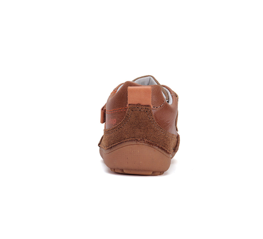 D.D.step boys barefoot leather shoes/ Choclate S063-51483A