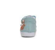 D.D.step boys first steps/ leather shoes with teddy detail Sea Green S066-51917B