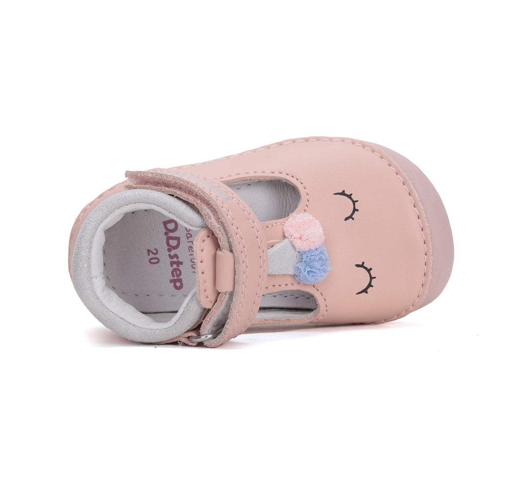 D.D.step girls barefoot/ first steps ballerinas/ sandals /Pink H070-51968