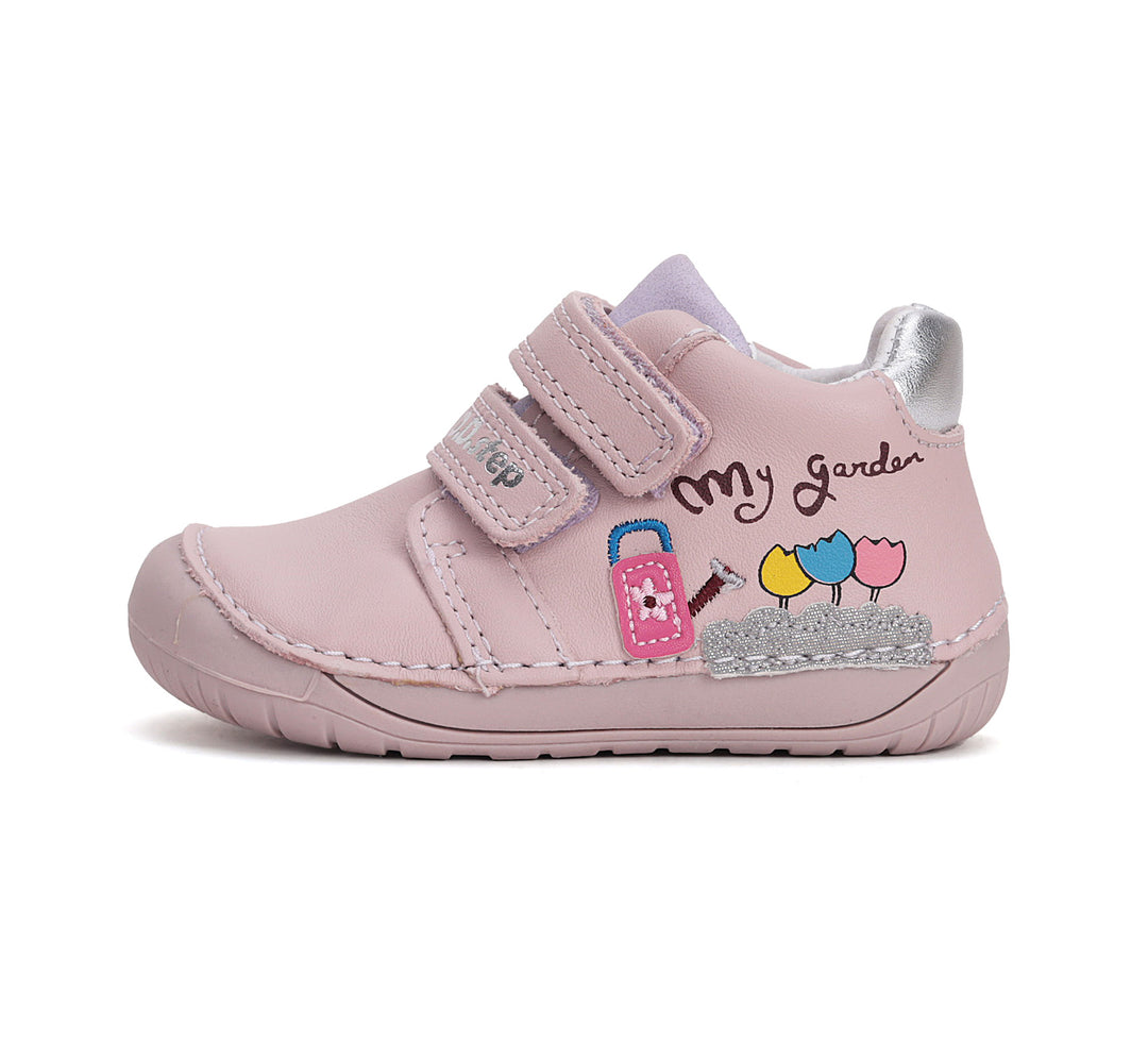 D.D.step girls barefoot/ first steps/ garden detail/ Pink S070-51253A
