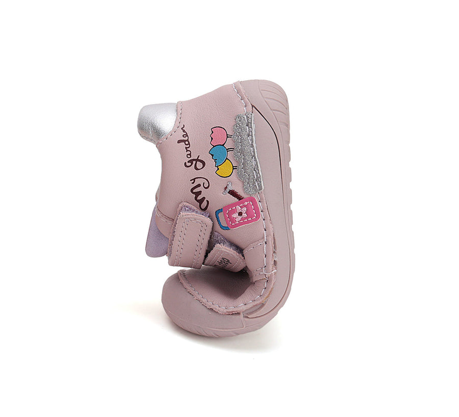 D.D.step girls barefoot/ first steps/ garden detail/ Pink S070-51253A