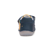 D.D.step boys barefoot/ first steps/ Monster detail/ Royal Blue S070-51698