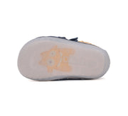 D.D.step boys barefoot/ first steps/ Monster detail/ Royal Blue S070-51698