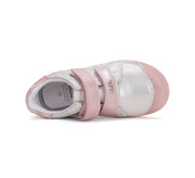 D.D.step girls leather shoes /unicorn detail/ Silver S049-51250