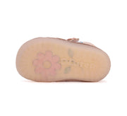 D.D.step girls barefoot/ first steps/ flower detail/ Light pink S070-51171