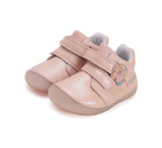 D.D.step girls barefoot/ first steps/ flower detail/ Light pink S070-51171
