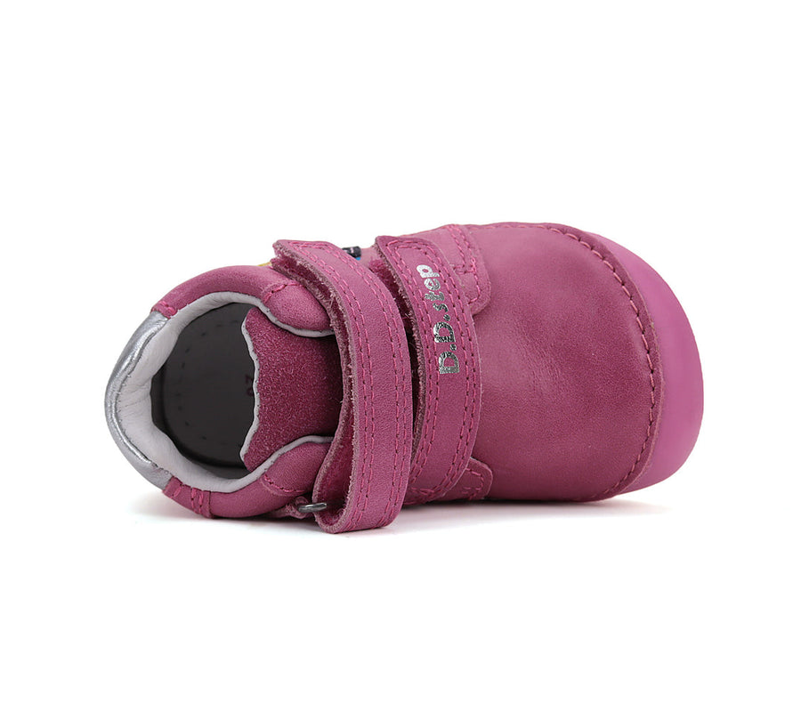 D.D.step girls barefoot/ first steps/ garden detail/ Dark Pink S070-51253
