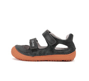 D.D.step boys barefoot leather sandals/Dark Grey H063-51185C