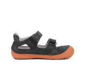 D.D.step boys barefoot leather sandals/Dark Grey H063-51185C