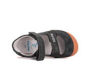 D.D.step boys barefoot leather sandals/Dark Grey H063-51185C