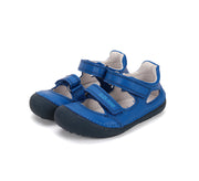D.D.step boys barefoot leather sandals/Bermuda Blue  H063-51185B