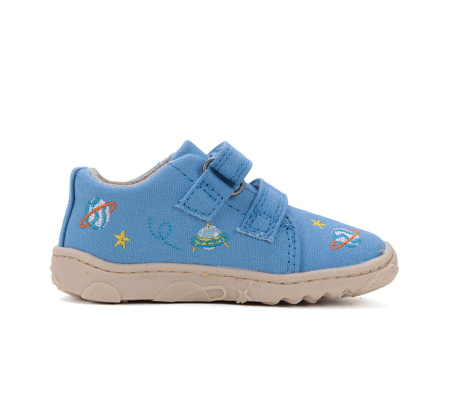 D.D.step boys canvas/ barefoot/ water-repellence/ Bermuda Blue C077-51663