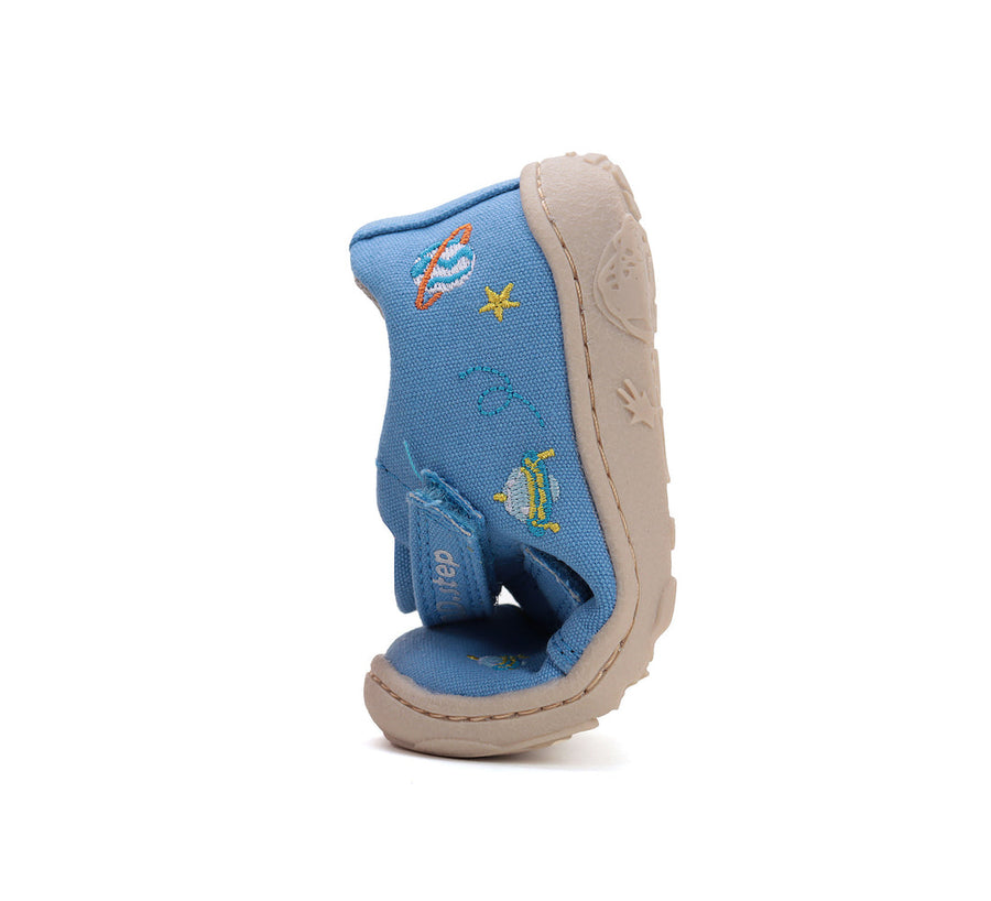 D.D.step boys canvas/ barefoot/ water-repellence/ Bermuda Blue C077-51663