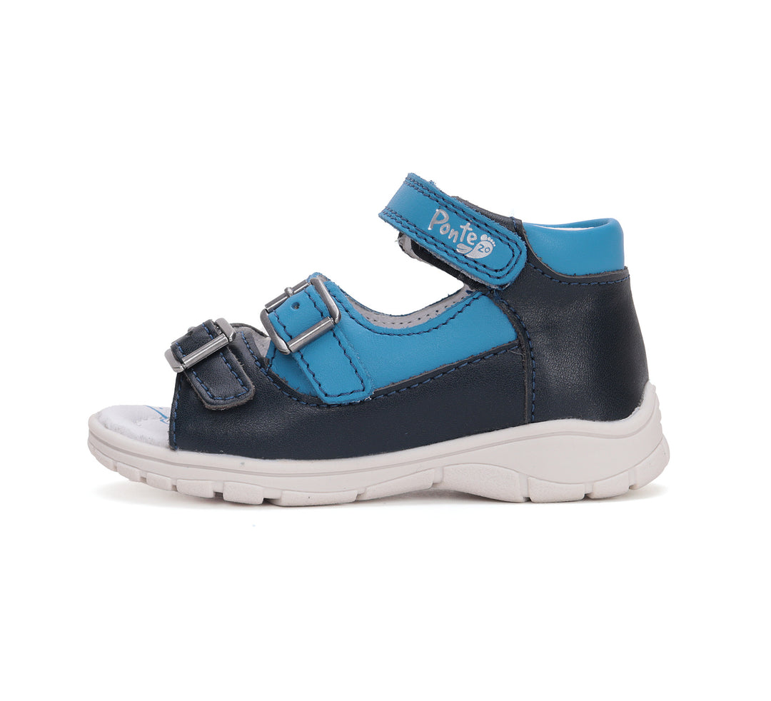Ponte20 leather sandals /ARCH SUPPORT /supination/ Royal Blue DA05-5-1459