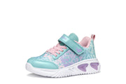 GEOX girls sneakers/breathable sole/Assister Junior Turquoise/Pink J45E9B C4235