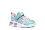 GEOX girls sneakers/breathable sole/Assister Junior Turquoise/Pink J45E9B C4235