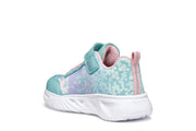 GEOX girls sneakers/breathable sole/Assister Junior Turquoise/Pink J45E9B C4235