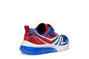 GEOX Ciberdron Junior Marvel/Spiderman boys sneakers with lights/Royal/Red J55LBH C0833