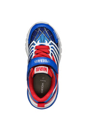 GEOX Ciberdron Junior Marvel/Spiderman boys sneakers with lights/Royal/Red J55LBH C0833