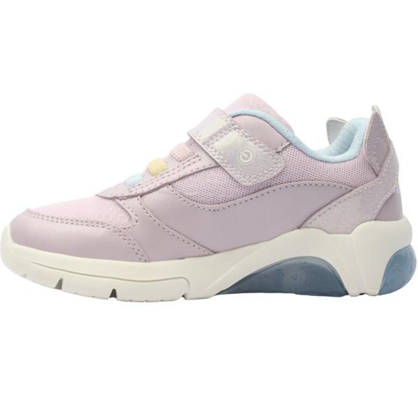 GEOX Fadinlight girls sneakers with lights/Lilac/Multicolor UNICORN J55M4A