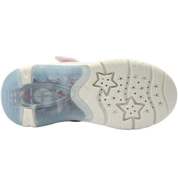 GEOX Fadinlight girls sneakers with lights/Lilac/Multicolor UNICORN J55M4A