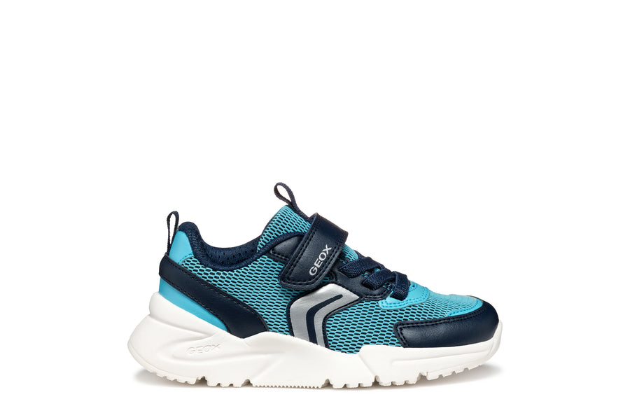 GEOX Loftus Velcro unisex sneakers/ breathable sole/ Sky/Navy J55MQB C417