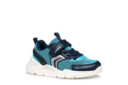 GEOX Loftus Velcro unisex sneakers/ breathable sole/ Sky/Navy J55MQB C417