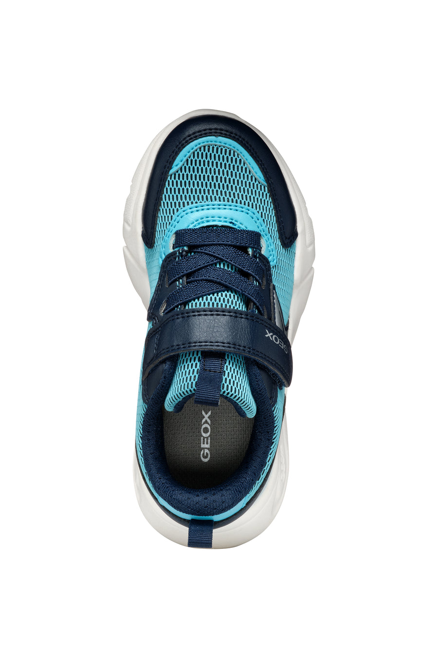 GEOX Loftus Velcro unisex sneakers/ breathable sole/ Sky/Navy J55MQB C417