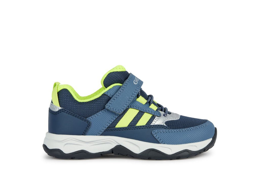 Geox CALCO BOYS RUNNERS NAVY/LIME_2159.jpg