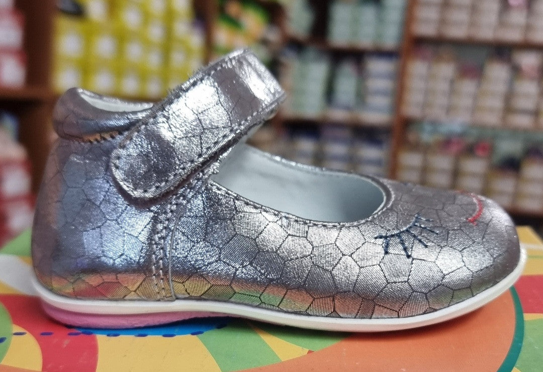 Mido Noster ballerinas, color silver._1048.jpg