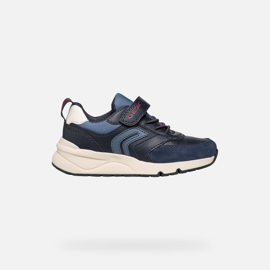 GEOX Rooner boy low top sneaker/ Navy J46H0D05_4153.jpg