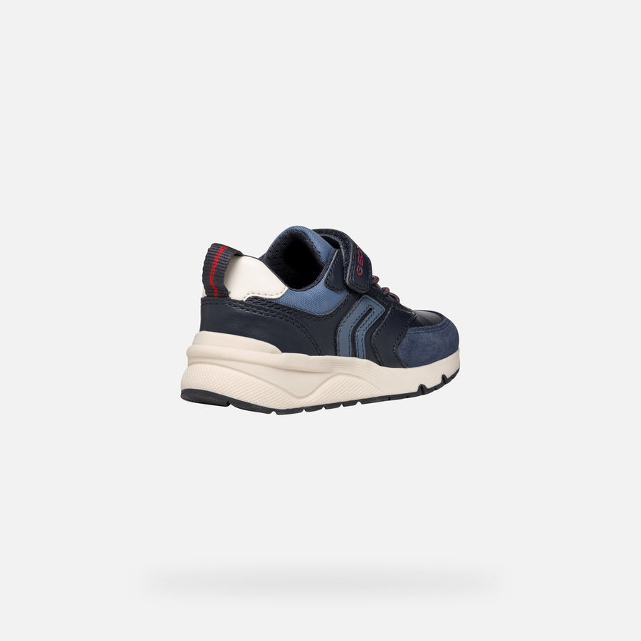 GEOX Rooner boy low top sneaker/ Navy J46H0D05_4154.jpg