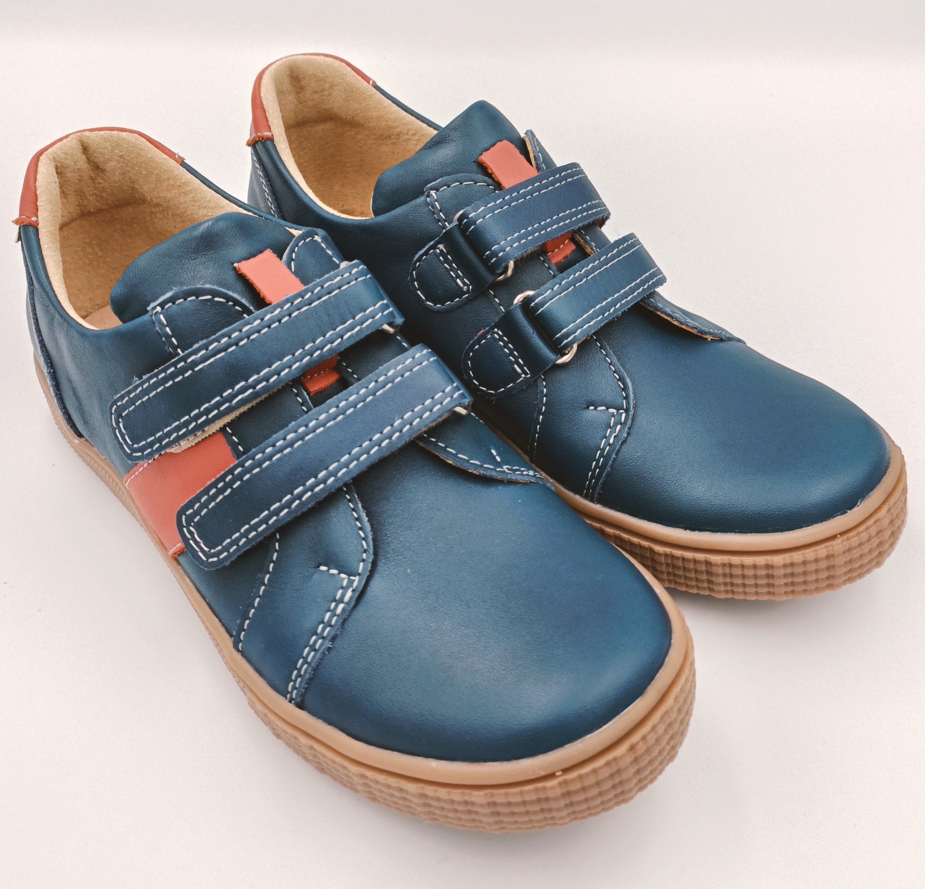 Ani-But SPORT boys prophylactic shoes /OLI, Navy, brown sole_4260.jpg