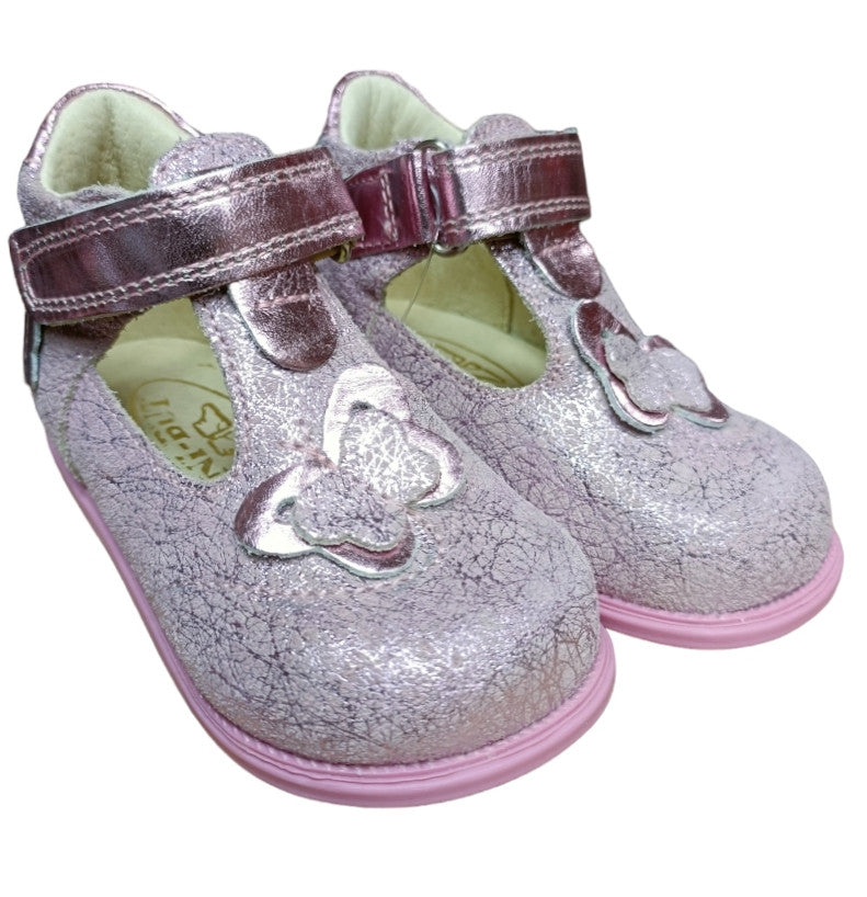 Ani-But girls prophylactic leather sandals with Thomas heel /Pink 242_2991.jpg