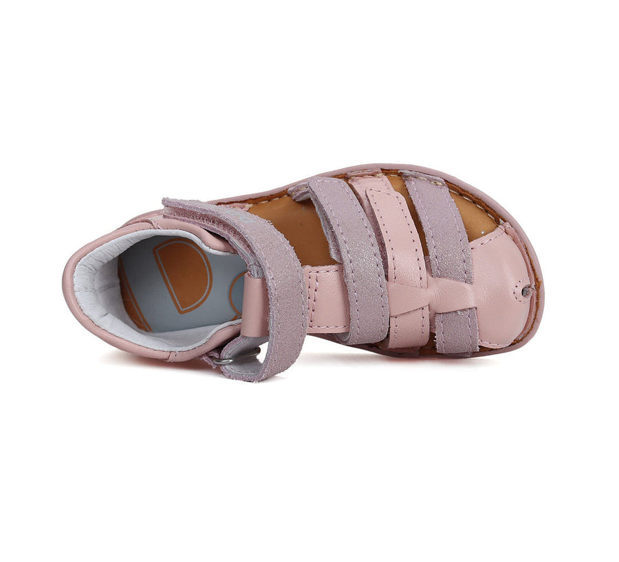 D.D.step girls barefoot sandals leather /Pink G076-41876B_3575.jpg