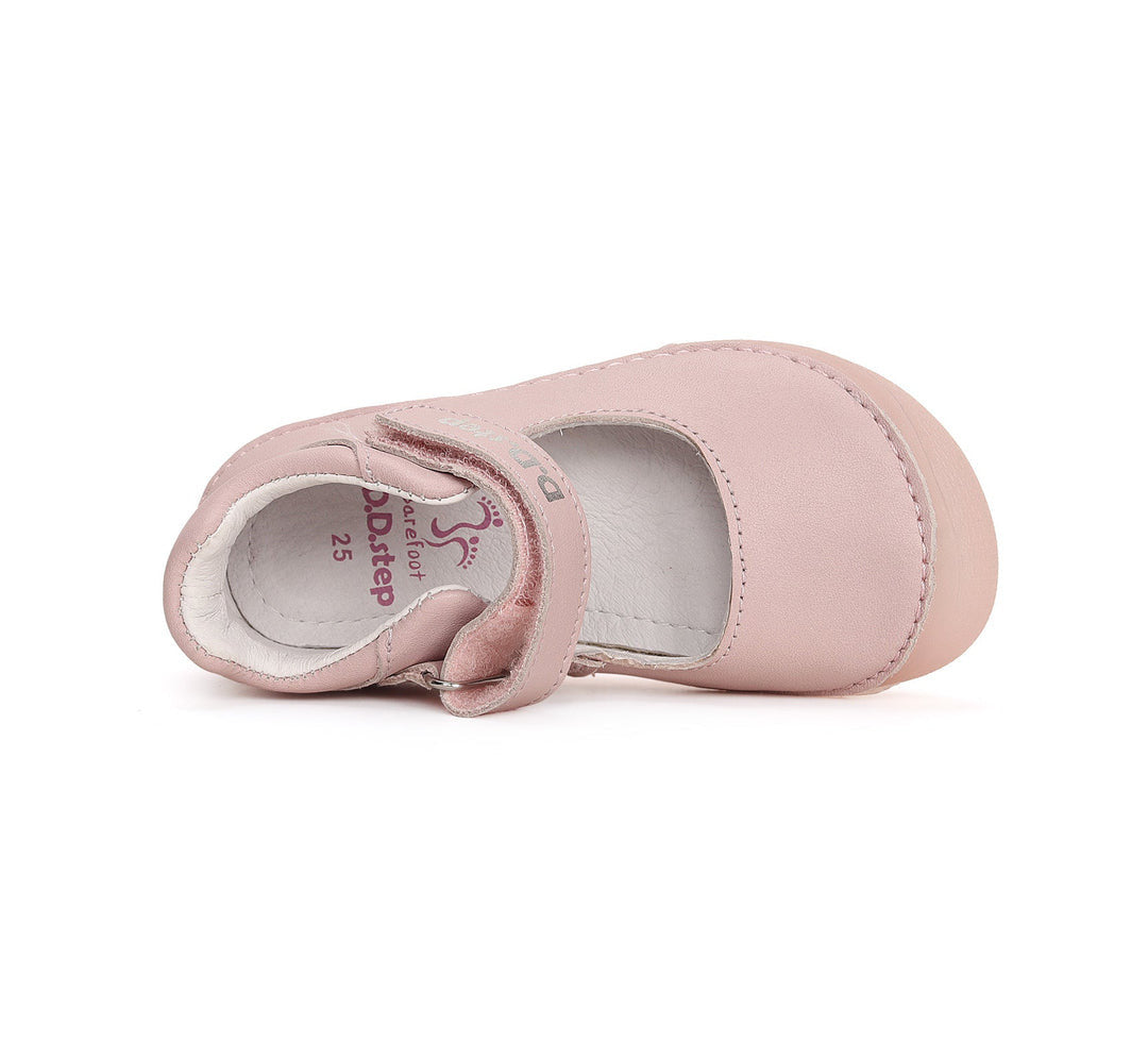 D.D.step girls barefoot leather ballerinas /Pink H063-417168M_3530.jpg