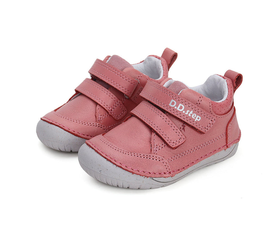D.D.step girls barefoot leather shoes/ first step /Pink S070-41351C_3437.jpg