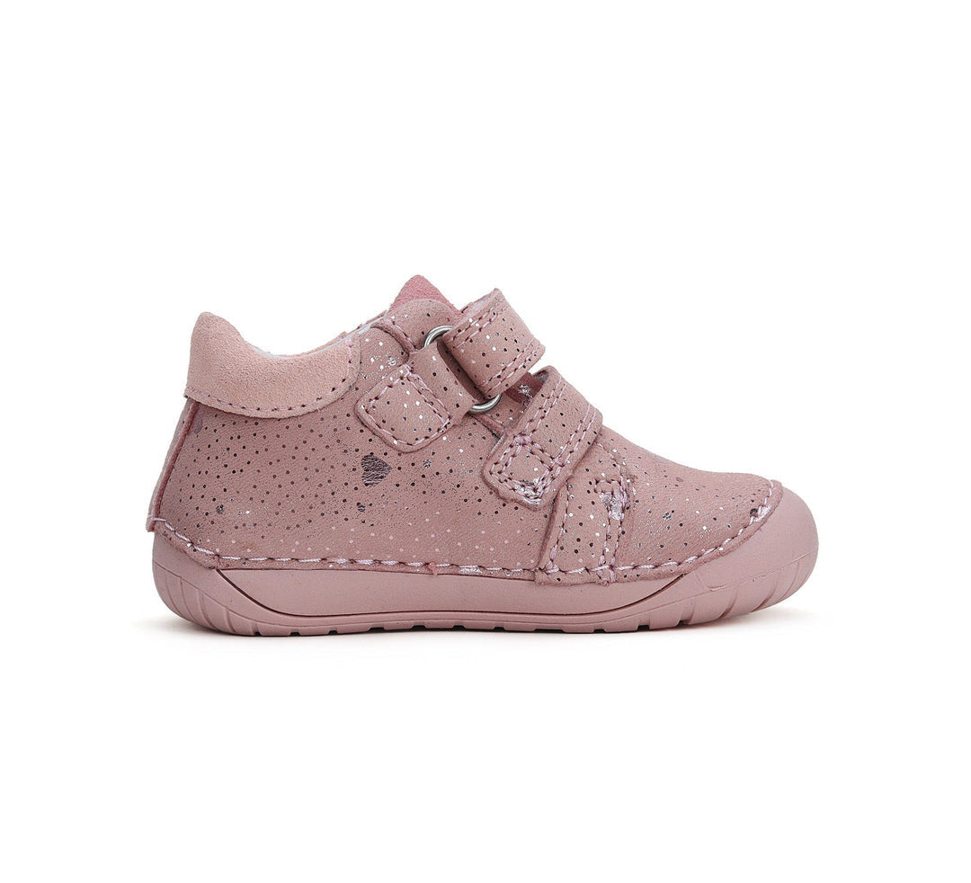 D.D.step girls barefoot leather shoes/ first step /Pink S070-42189A_4058.jpg