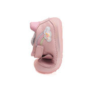 D.D.step girls barefoot leather shoes /Baby Pink S073-51424AM