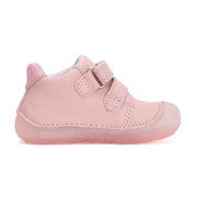 D.D.step girls barefoot leather shoes /Baby Pink S073-51424AM
