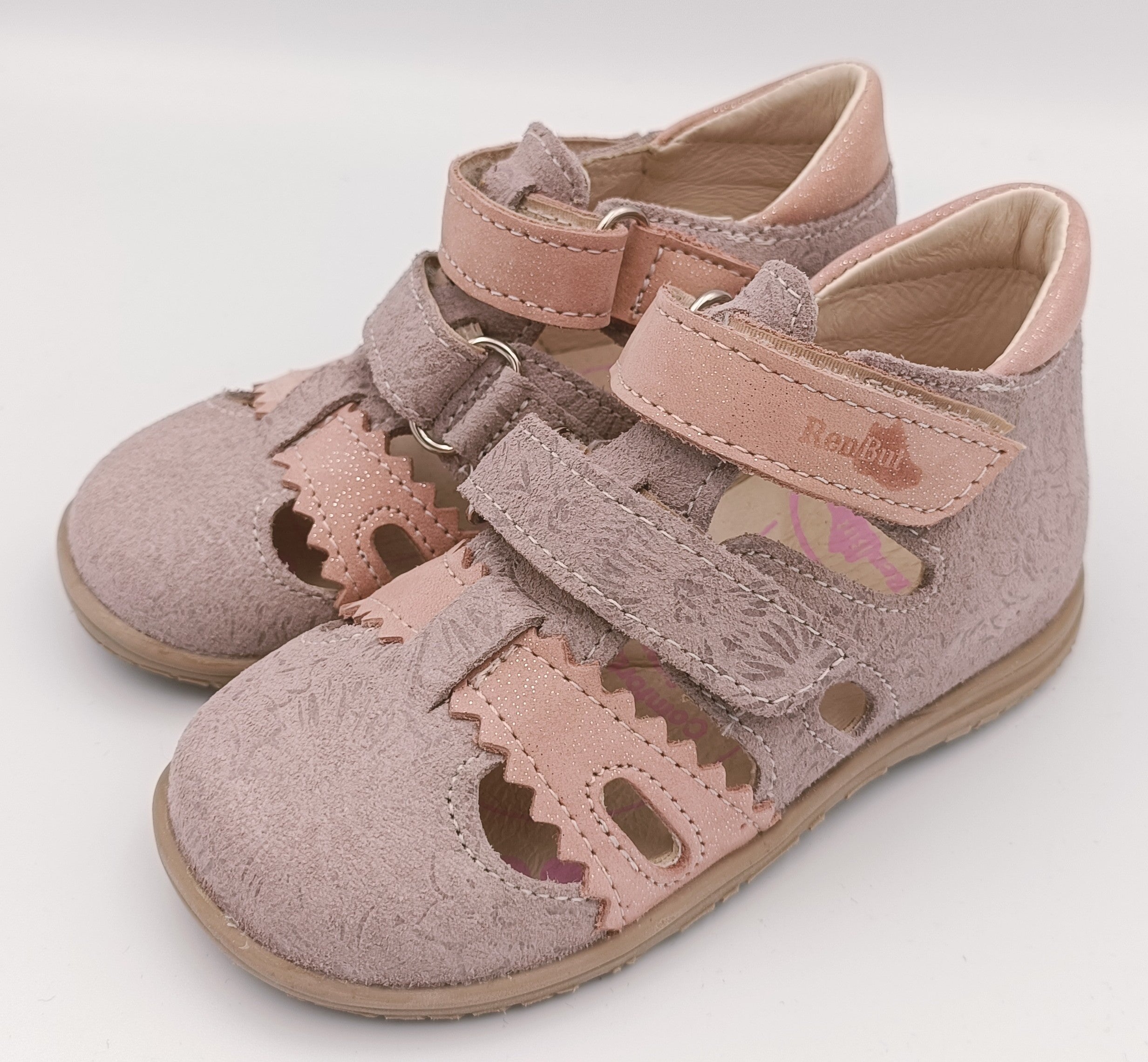 RenBut Girl leather sandals in Pink_3853.jpg