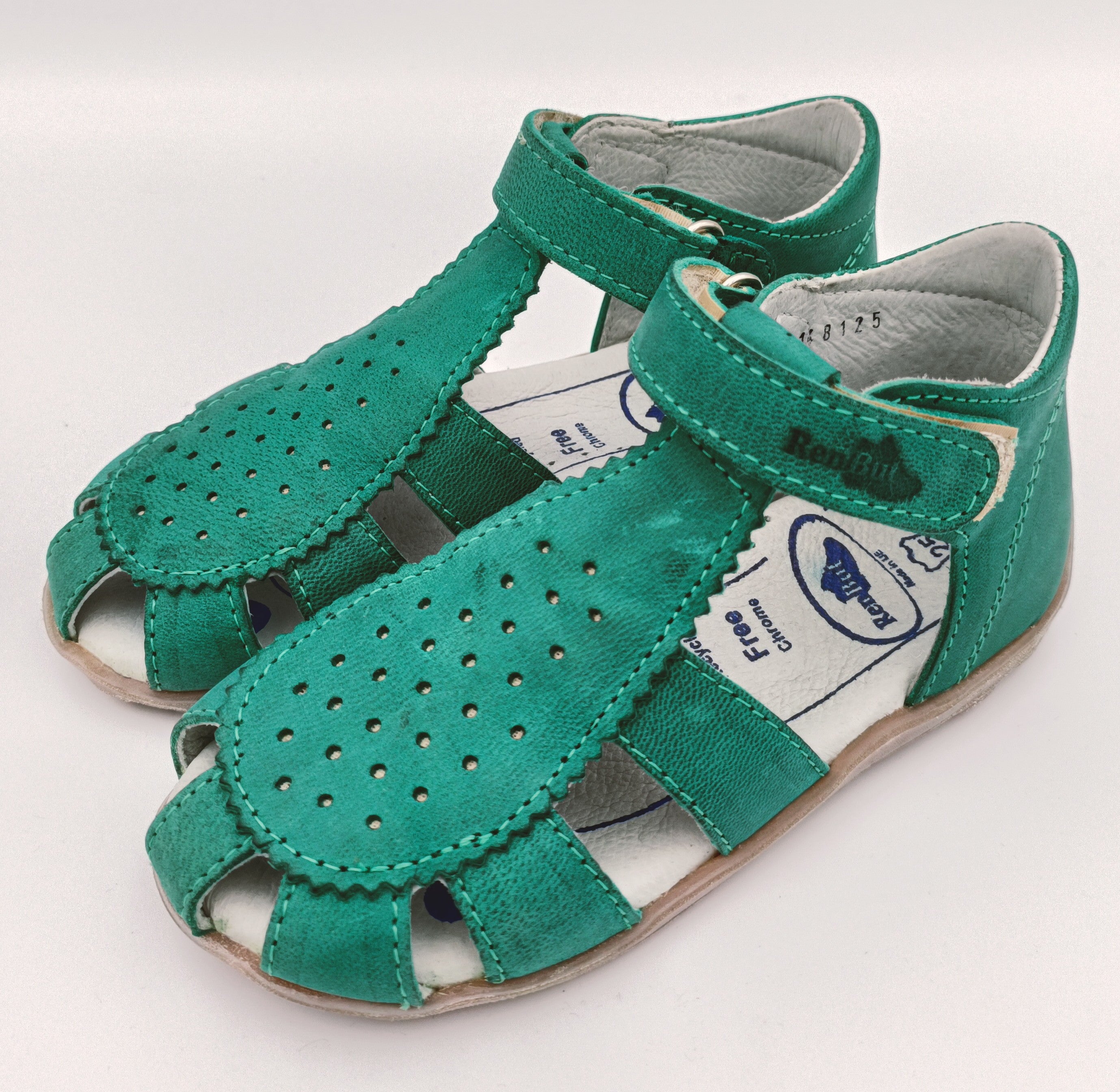 RenBut unisex leather sandals in Turquoise_3834.jpg