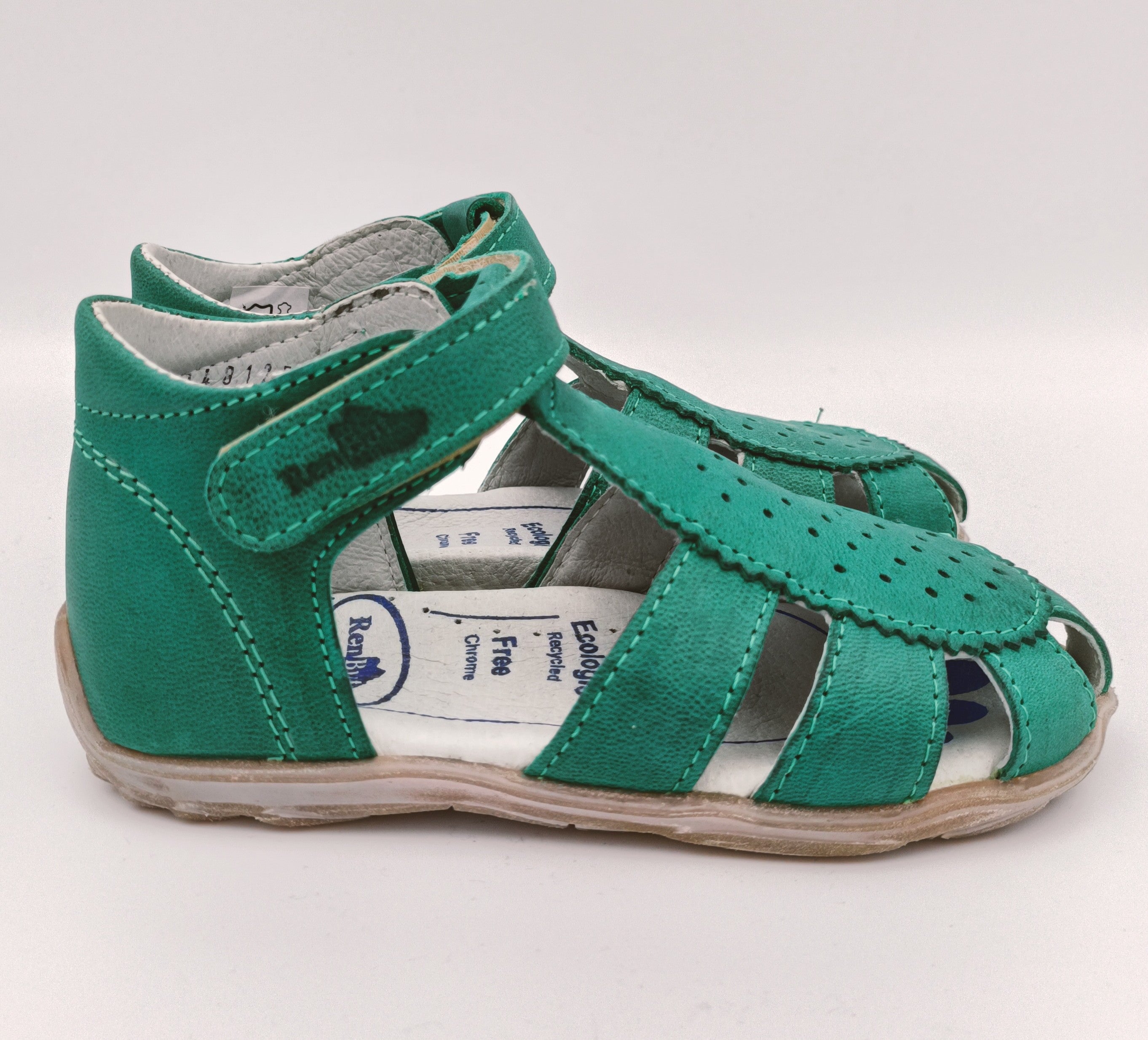 RenBut unisex leather sandals in Turquoise_3835.jpg