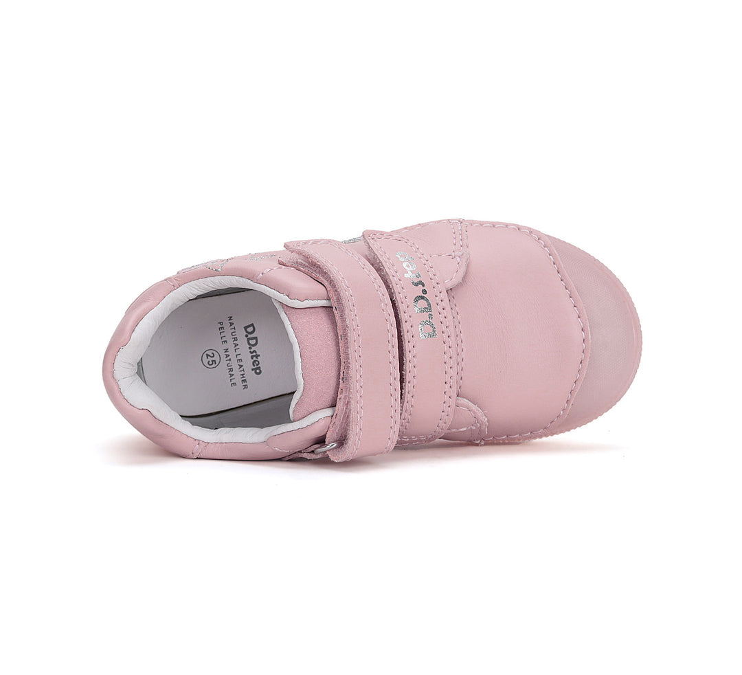 D.D.step girls leather shoes /unicorn detail/ Pink S049-51250A